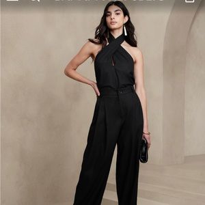 NWT Rhapsody poplin halter from Banana Republic Small